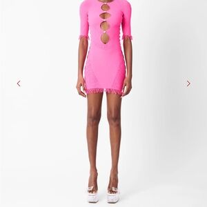 MIRANDA DRESS IN SHOCKING PINK